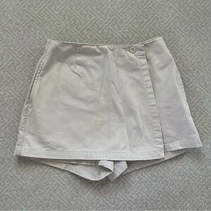 J. Crew Chino Skort in Light Khaki